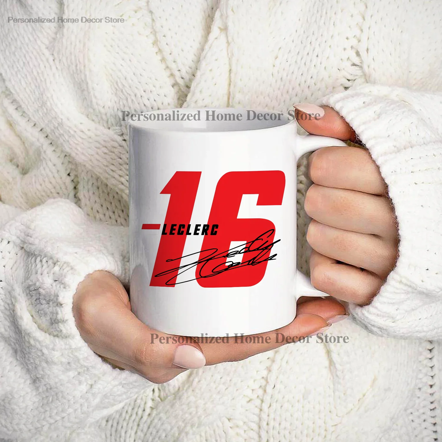 Leclerc Racing Mug 350ml Vintage Style 3 Leclerc Racing Mug 350ml Vintage Style - Image 3