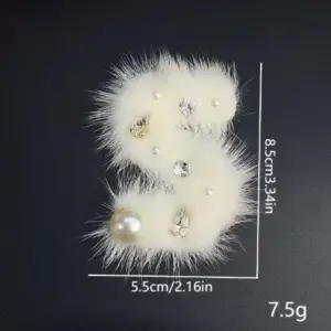 Gold Tone Fashion Brooch with Faux Pearl 19 S45b14f5ce9534fd5a061bec71421db76H