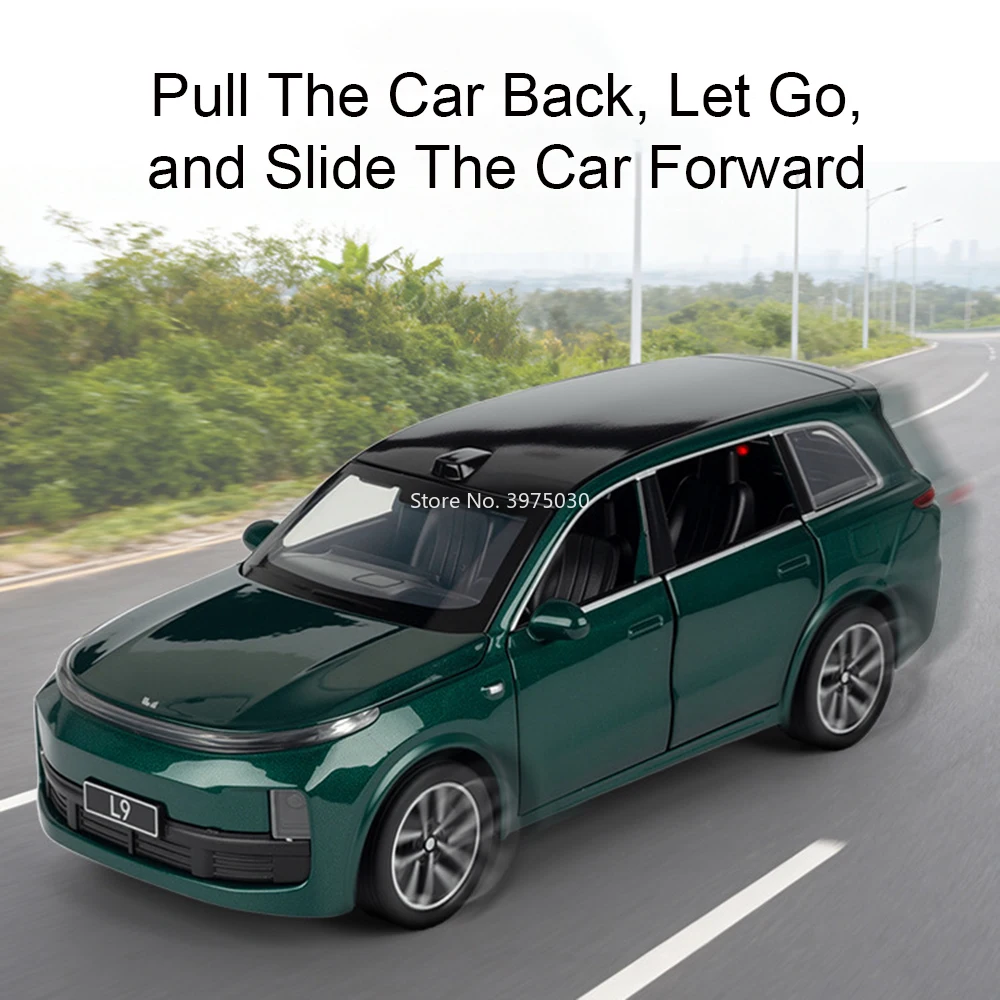 1:32 Scale Diecast Car Model with Lights 4 1:32 Scale Diecast Car Model with Lights - Image 4