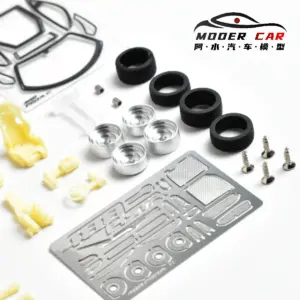 Ferrari 488 Resin Model in Black 1:64 Scale 9 S45de9ebda5ba4b4cb4566335945e34d9H