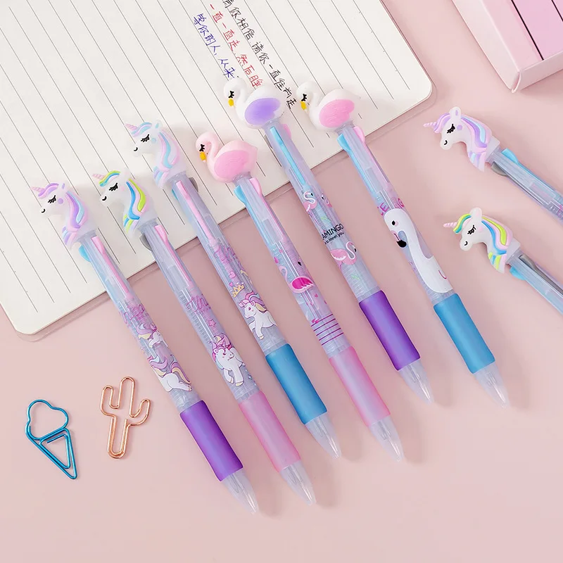 Colorful Unicorn and Swan Pen Set (10 Pieces) 3 Colorful Unicorn and Swan Pen Set (10 Pieces) - Image 3