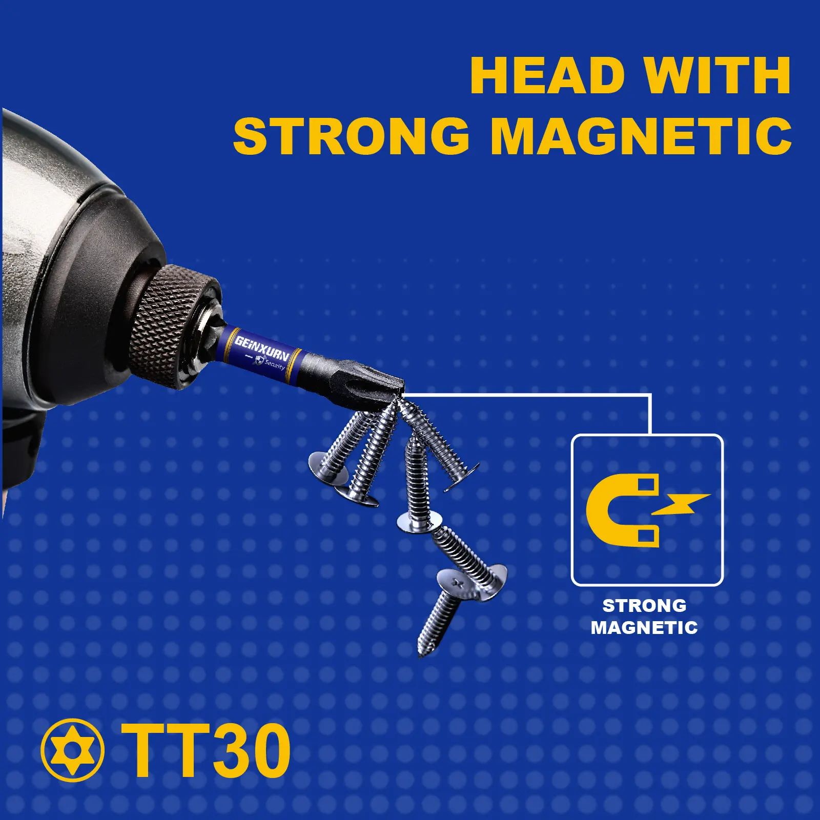 Impact Magnetic Power Bits Set for Industrial Use 4 Impact Magnetic Power Bits Set for Industrial Use - Image 4