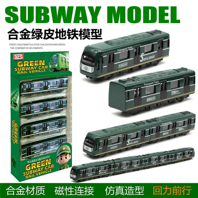 Double Horses High-Speed Train Diecast Model in Colors 2 Double Horses High-Speed Train Diecast Model in Colors - Image 2