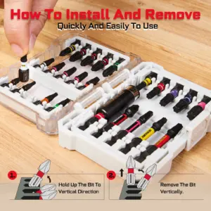 Heavy-Duty Impact Screwdriver Bit Set 13 S462e2c7d3eff465eb4136442044eb88br