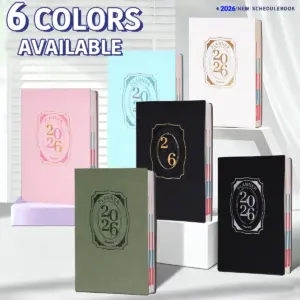 2026 Premium Planning Journal with Leather Cover 12 S4632107ff6fc4d21a94fa044fc10036bJ