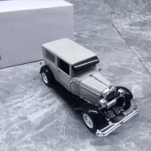 Vintage Gray Car Model 1/32 Scale 7 S46497a25b5404c889b44a8ec0e6c73baC