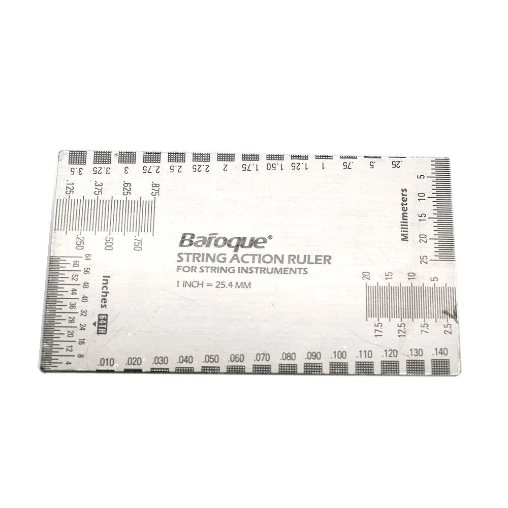 Stainless Steel Guitar Action Measurement Gauge 5 Stainless Steel Guitar Action Measurement Gauge - Image 5