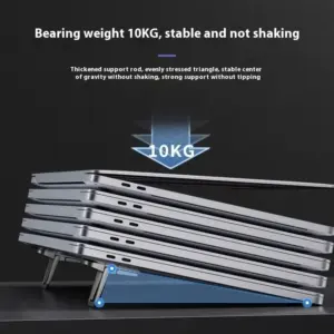 Adjustable Laptop Cooling Stands Set in Black and Silver 10 S4656147a5367410cb14869f82d24c10aa