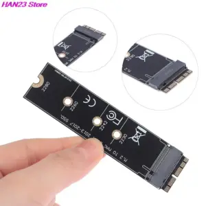 Black M.2 SSD Adapter for MacBooks