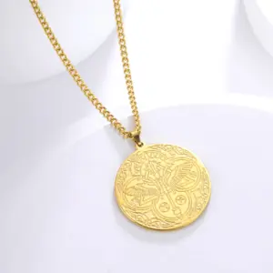 Vintage Stainless Steel Raphael Wings Necklace 18 S466af5a88fd84610a78ea280c80f1b93t