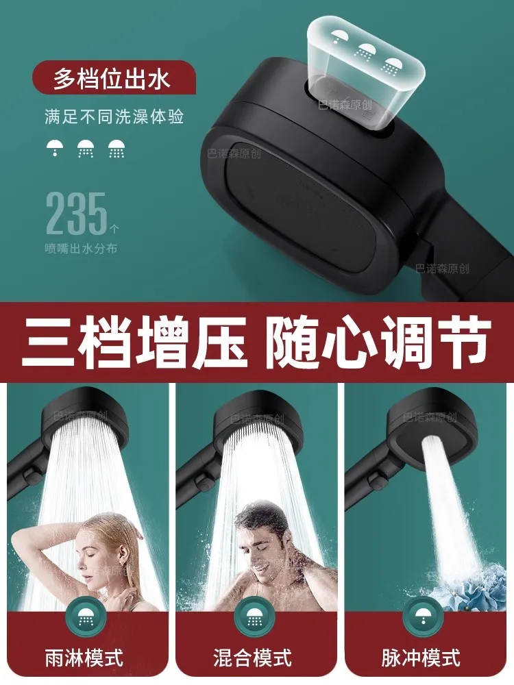 High-Pressure Shower Head with Detachable Hose 5 High-Pressure Shower Head with Detachable Hose - Image 5