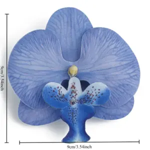 Blue Orchid Butterfly Brooch Jewelry Accessory 11 S46d2a33871b84264949e331ab9fa0971l
