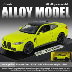 Vibrant Yellow 1:32 Diecast Model Car 19 S46f117a523454be096111d6ea7269cfbK
