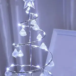 Elegant 38cm LED Christmas Tree Lamp with Crystals 15 S47028f42e4ac4666a0a849a39440e8ad7