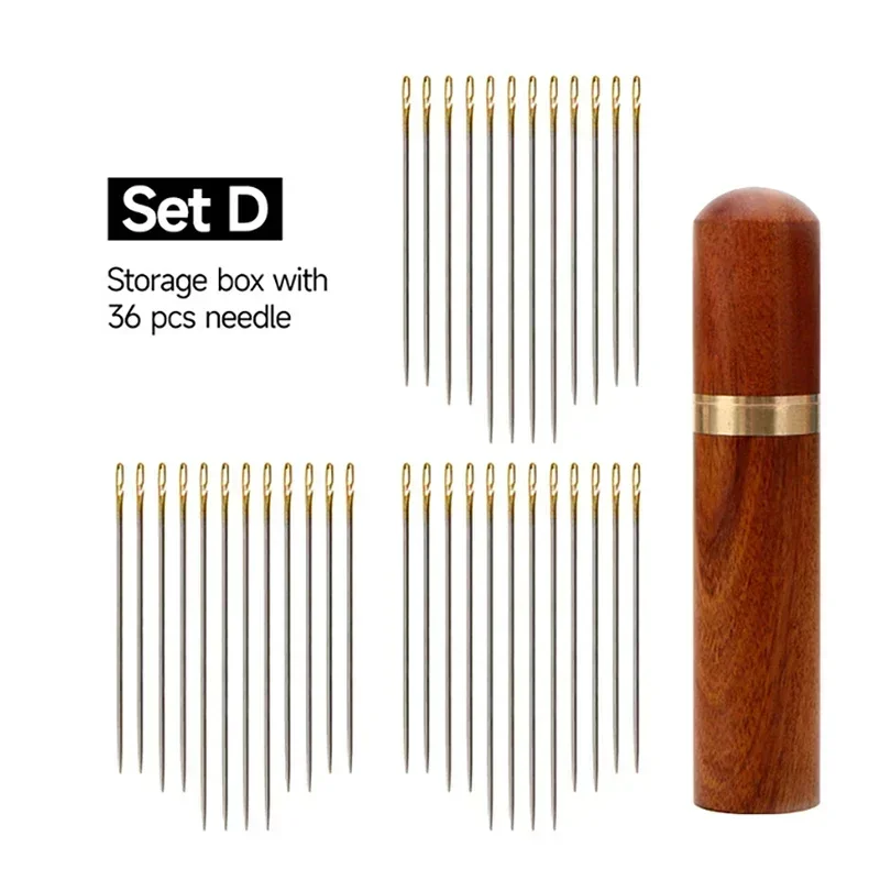 Elegant Elderly Sewing Needle Set with Storage Container 9 Elegant Elderly Sewing Needle Set with Storage Container - Image 9