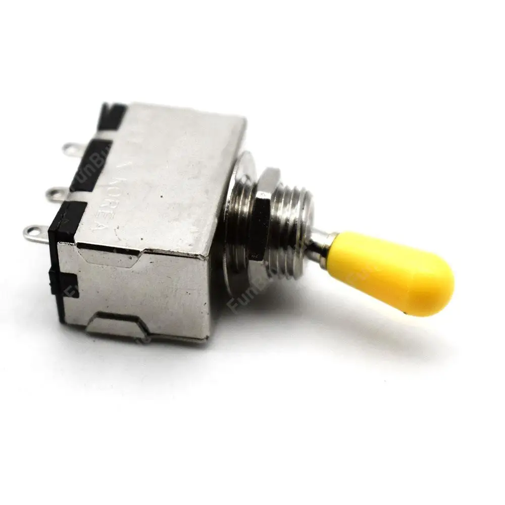 Chrome Box-Style 3-Way Guitar Switch Model 0603 3 Chrome Box-Style 3-Way Guitar Switch Model 0603 - Image 3