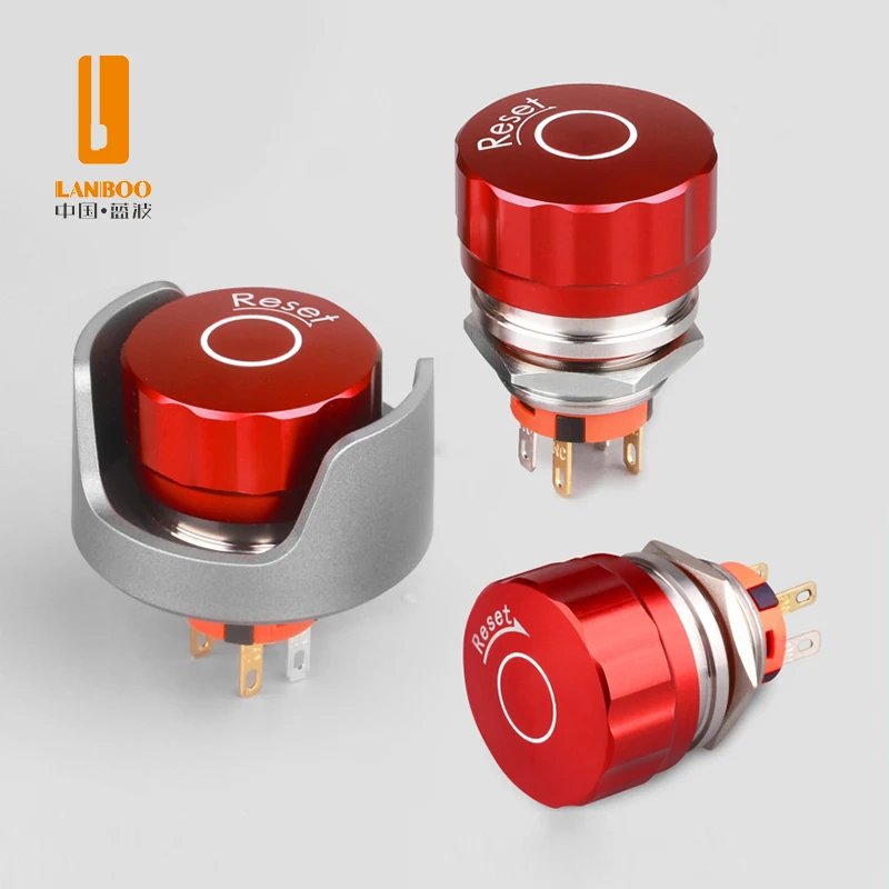 Stainless Steel Emergency Stop Switch 19/22mm 2 Stainless Steel Emergency Stop Switch 19/22mm - Image 2