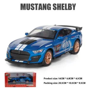Vibrant Blue Ford Mustang Shelby GT500 Model 17 S47896c7afe2a449a94d854dc8a077c0cs
