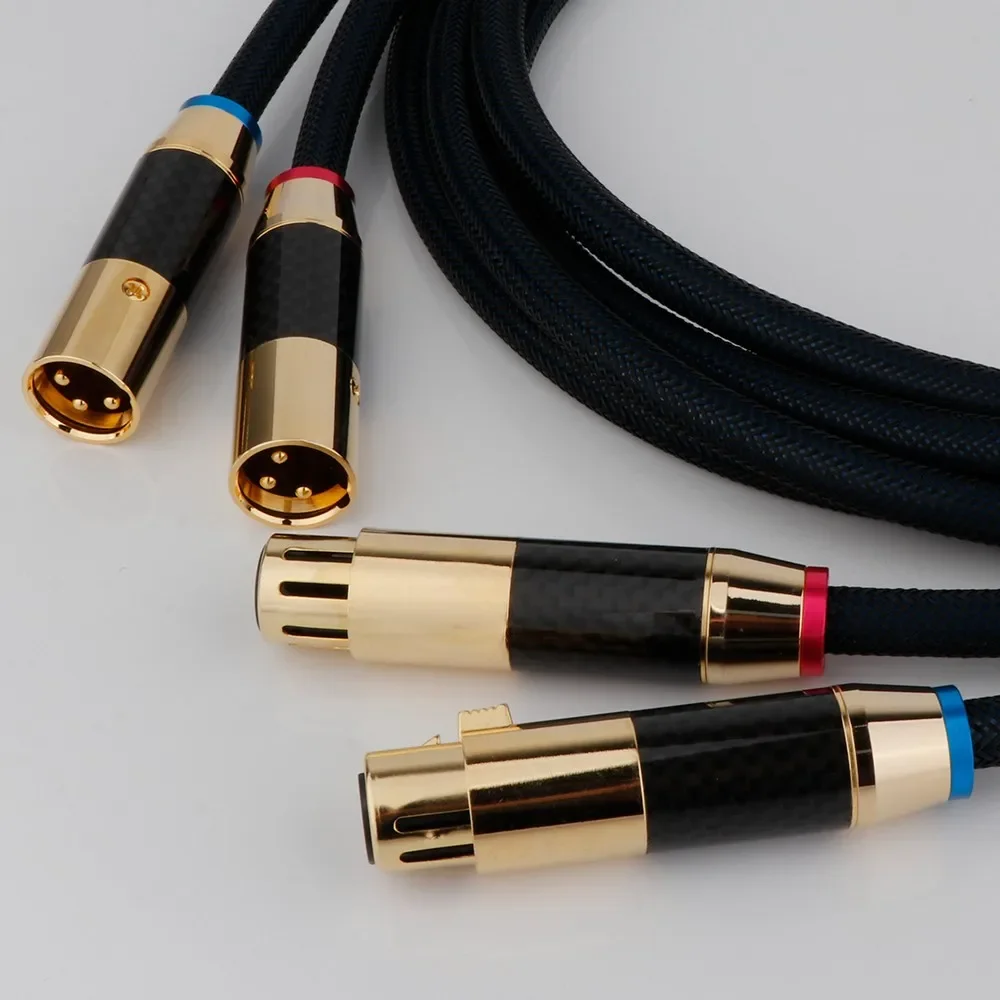 High-End OCC Silver-Plated XLR Cable 2.5m 2 High-End OCC Silver-Plated XLR Cable 2.5m - Image 2