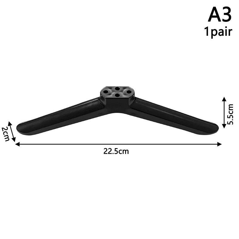 Black TV Stand Legs for Modern Setup 9 Black TV Stand Legs for Modern Setup - Image 9