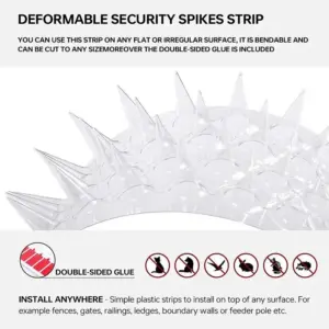 Transparent Plastic Bird and Animal Spike Set 9 S47eead9495a04faca70df23629186cfe3