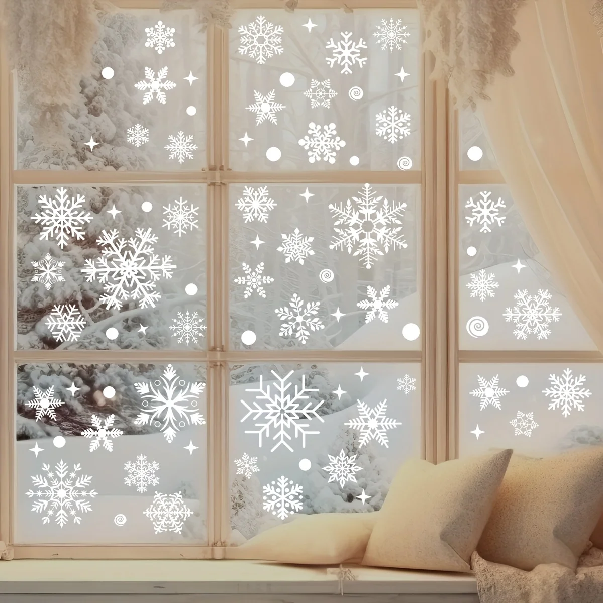Elegant Christmas Window Stickers Set 2 Elegant Christmas Window Stickers Set - Image 2
