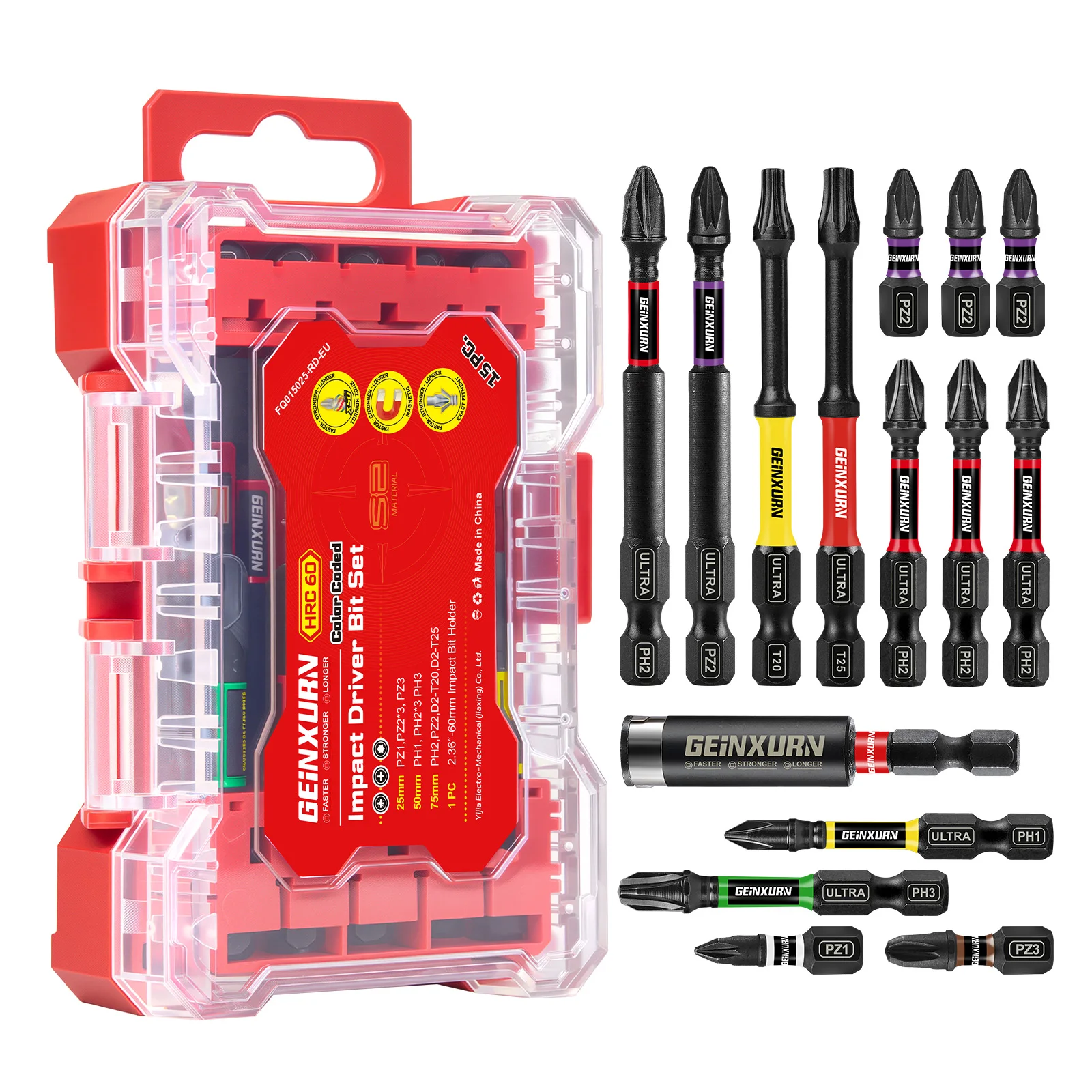 Impact Screwdriver Set with Magnetic Tips 1 Impact Screwdriver Set with Magnetic Tips