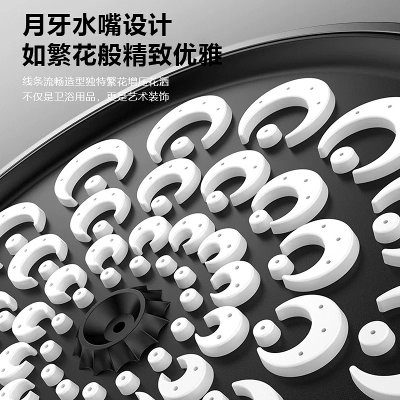 High-Pressure Shower Head with 3 Spray Modes 3 High-Pressure Shower Head with 3 Spray Modes - Image 3