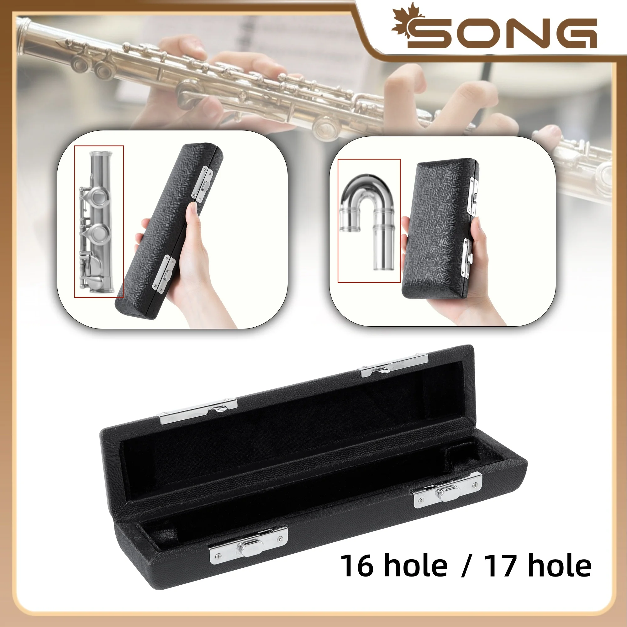 Flute Mouthpiece Storage Case with Secure Latches 2 Flute Mouthpiece Storage Case with Secure Latches - Image 2