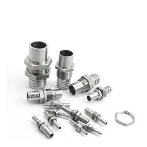 Stainless Steel Bulkhead Fitting 3/4 Inch 8 S4896635891ba488fa45381cd79addf0bO