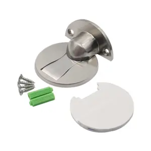 Magnetic Door Stop with Stainless Steel Finish 18 S489e8c1bb5b64a80b4889e68106c55d24