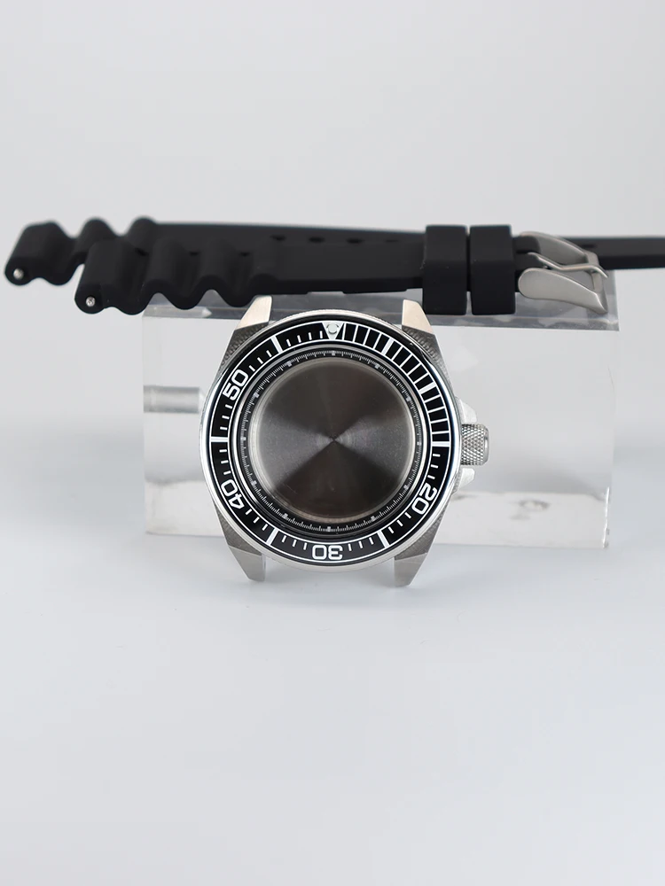 Modified Samurai Dive Watch Case Set 43.8mm 316L Steel 9 Modified Samurai Dive Watch Case Set 43.8mm 316L Steel - Image 9