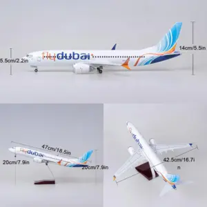 Dubai B737 Resin Model Airplane Collection Display 9 S48b49cefdd7046fb9f7cd4e516594fb7l