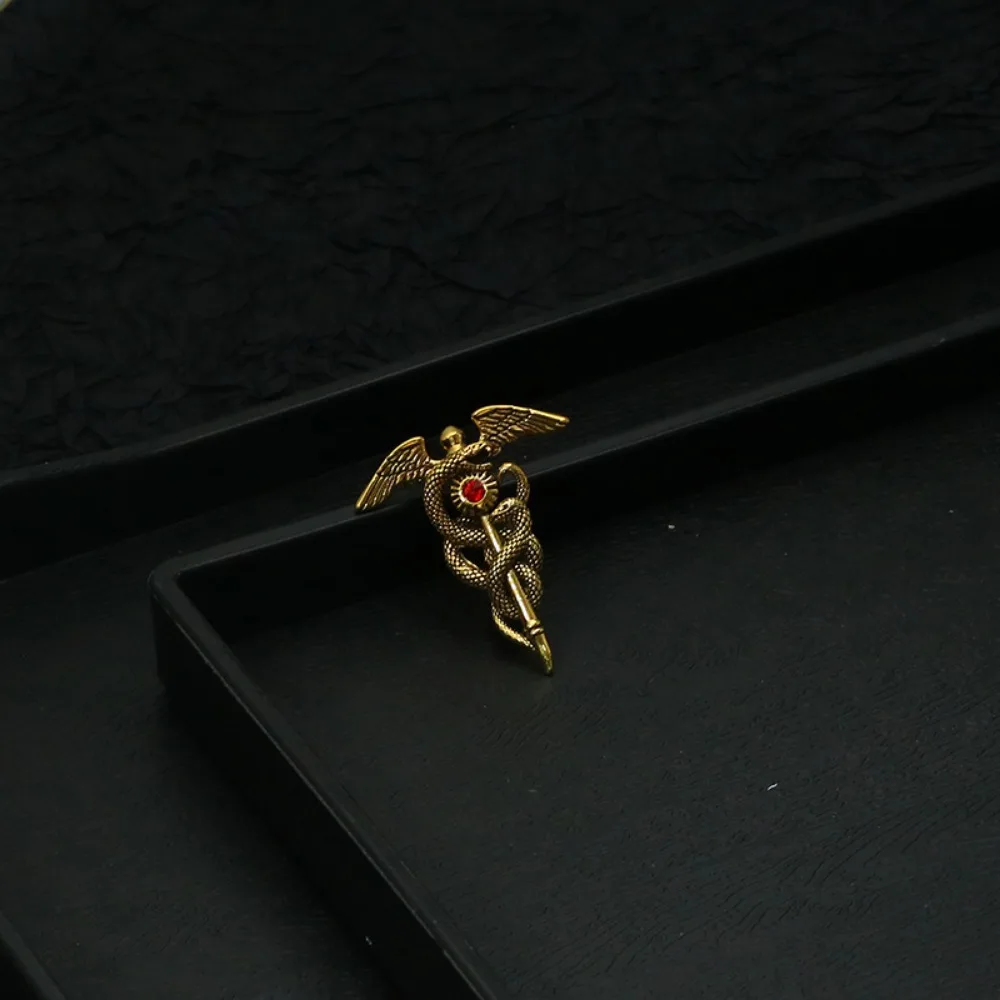 Vintage Snake Brooch with Wings 4 Vintage Snake Brooch with Wings - Image 4