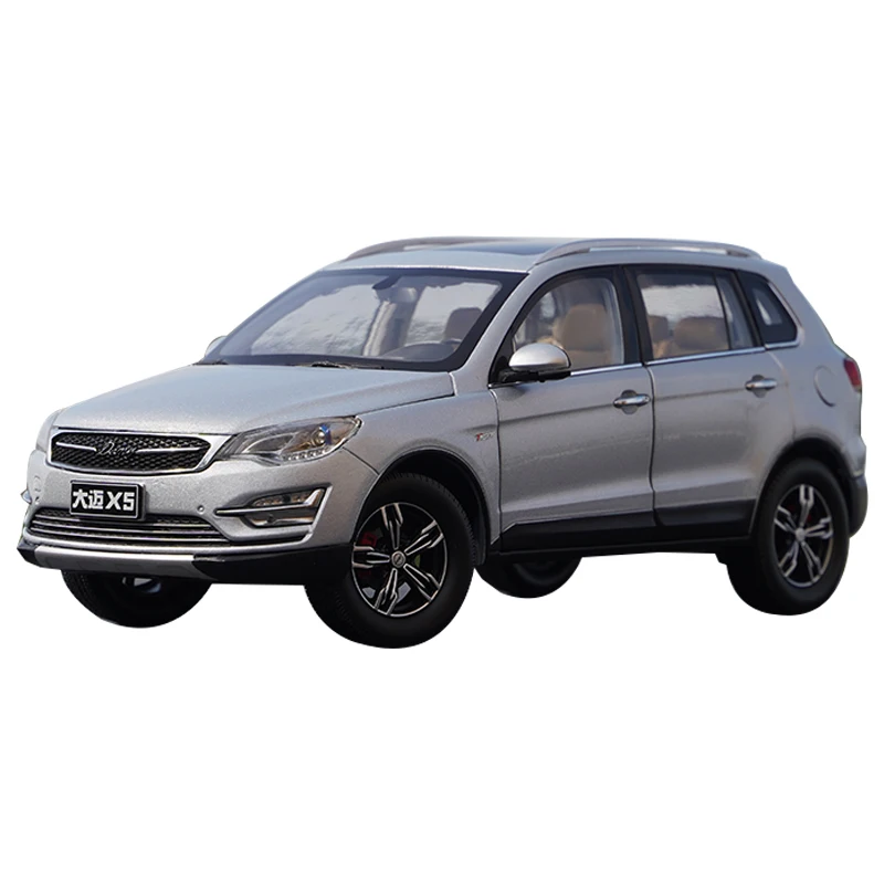 1:18 Scale Silver Zhongtai Damai X5 Diecast Model 5 1:18 Scale Silver Zhongtai Damai X5 Diecast Model - Image 5