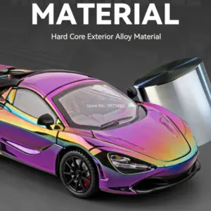 Red Alloy Diecast Sports Car Model 1:24 Scale 12 S491d93ecb049450495a784cbf3e9c02dW