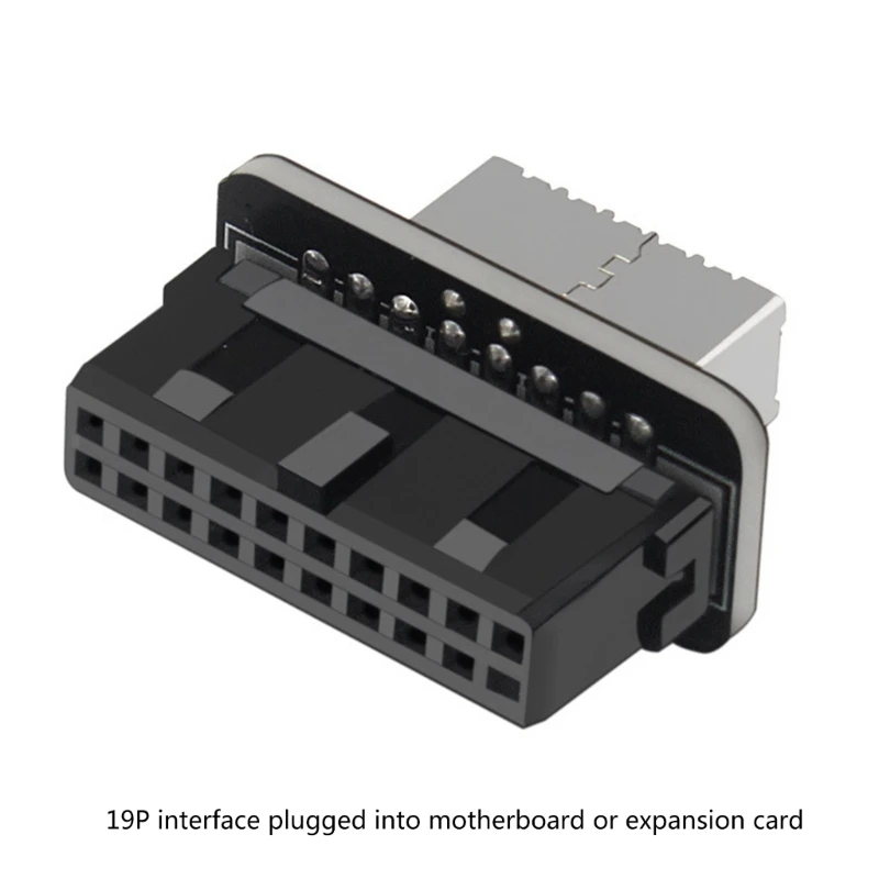 USB 3.0 Type-E 19-Pin to 20-Pin Adapter 4 USB 3.0 Type-E 19-Pin to 20-Pin Adapter - Image 4