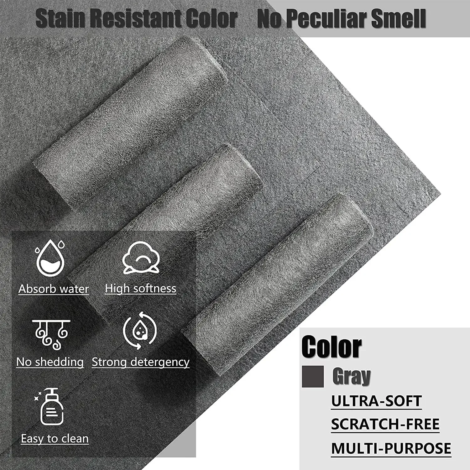 Microfiber Cleaning Cloths Set in Multiple Sizes 5 Microfiber Cleaning Cloths Set in Multiple Sizes - Image 5