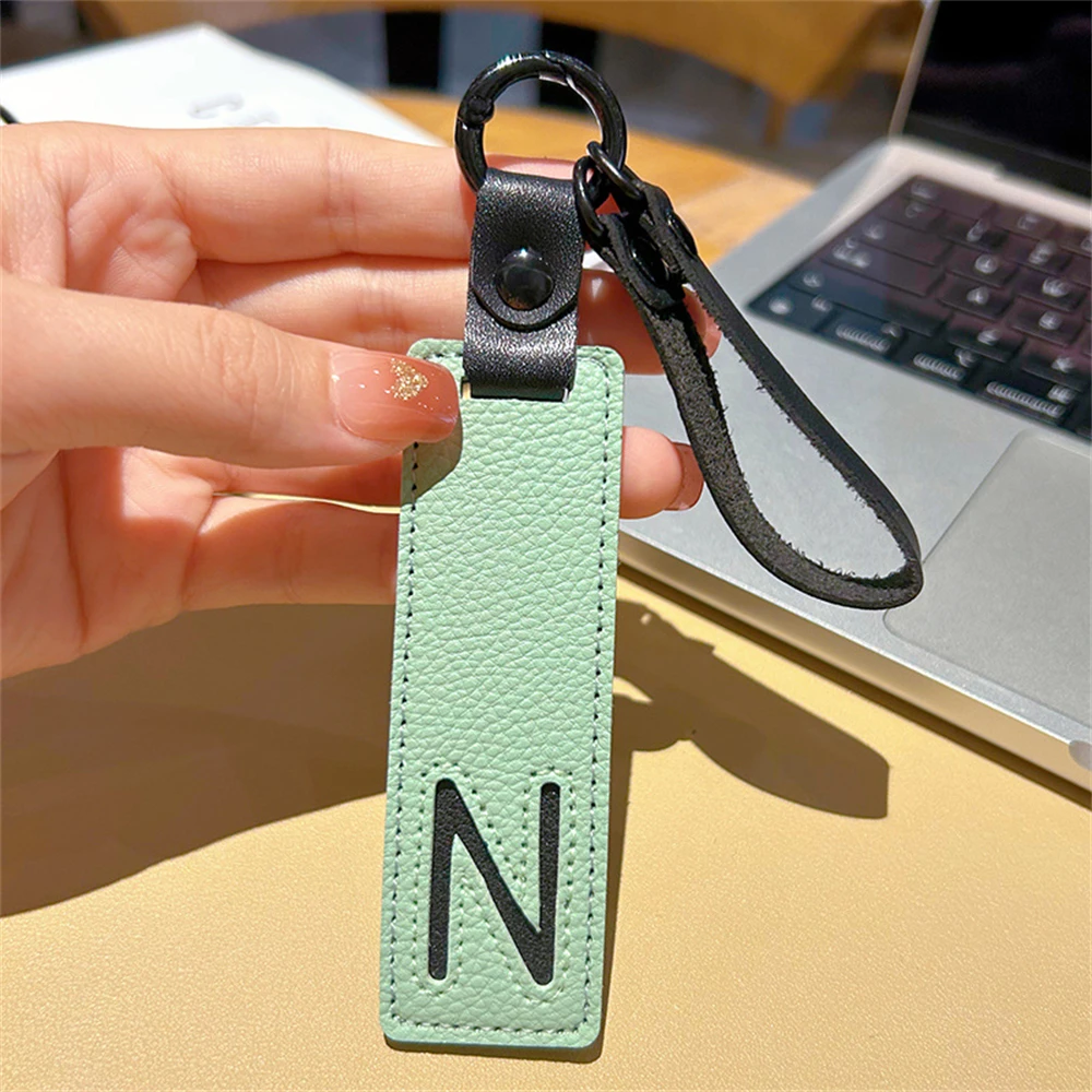 Leather Alphabet Keychain Collection for Bags 9 Leather Alphabet Keychain Collection for Bags - Image 9
