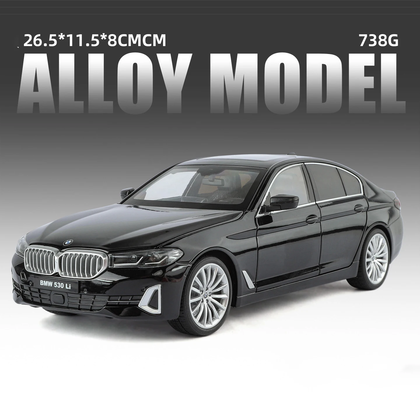 BMW 5 Series 530i 1:18 Scale Diecast Model 7 BMW 5 Series 530i 1:18 Scale Diecast Model - Image 7