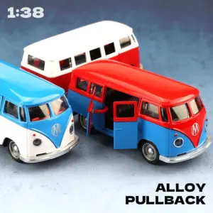 Vintage VW T1 Diecast Model in 1:38 Scale 10 S49794b843ce94cbeb0f6ee705c990a5ba