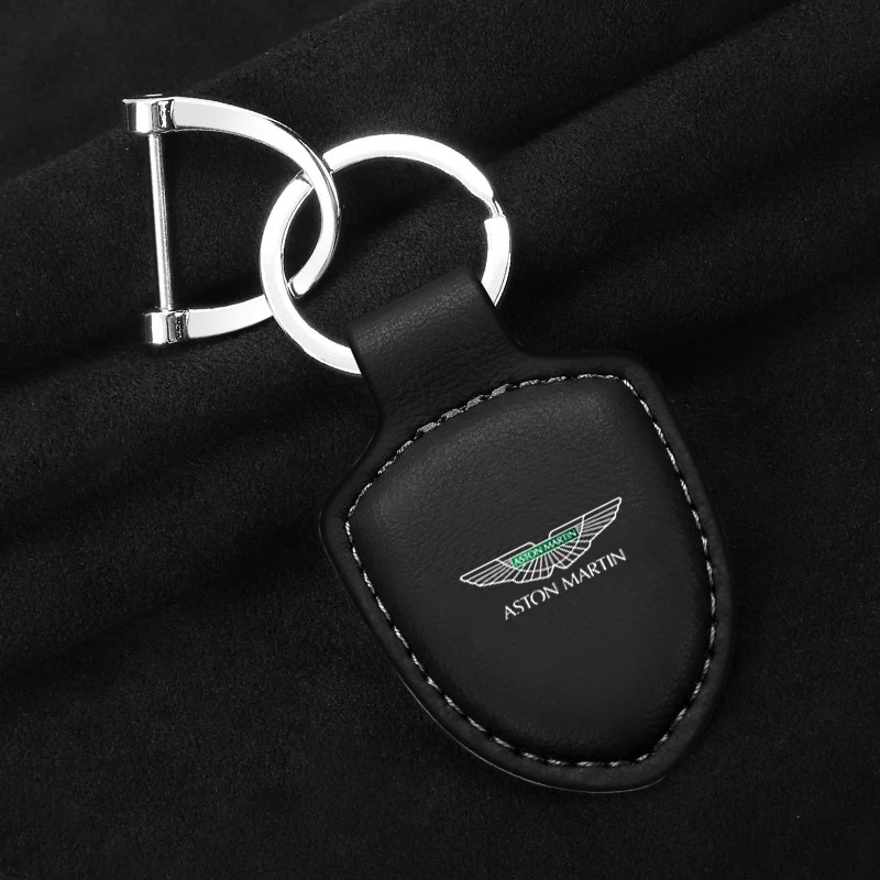 Aston Martin Leather Keychain in 5 Colors 2 Aston Martin Leather Keychain in 5 Colors - Image 2