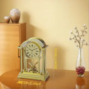 Vintage Gold-Inspired Table Clock for Desks 7 S49961fe5e63149c1a76a4d6f82db376e2