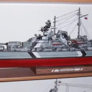 WWII German Battleship Paper Model 1/280 8 S49a061d61cfd407d940d16af23e1eb7bQ