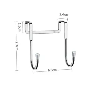 Stainless Steel Door Hooks Set of Two 13 S49a627d686d1485e8cb158f15b37a1a6S