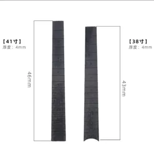 Black Plastic Guitar Fretboard for DIY Projects 9 S49a8c9dec9c04c00b8e84d1979b04a9aJ
