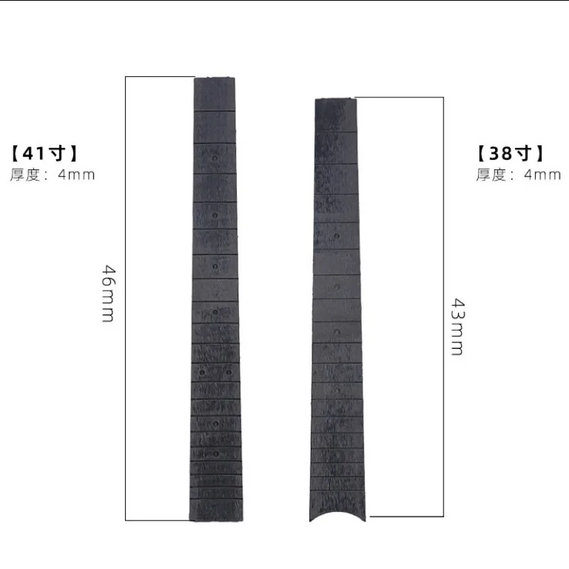 Black Plastic Guitar Fretboard for DIY Projects 2 Black Plastic Guitar Fretboard for DIY Projects - Image 2