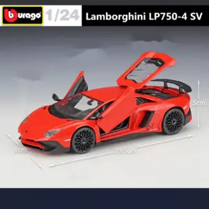 Lamborghini Aventador LP750-4 SV Diecast Model 1:24 8 S49ad57cafa41406f9d5508d29546b2802