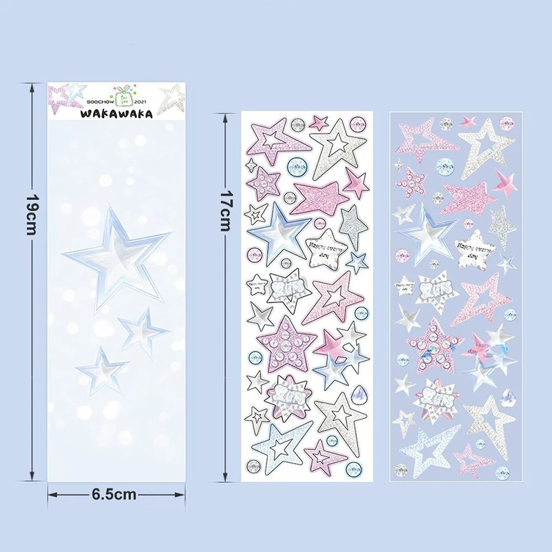 Colorful Y2K Star Sticker Sheet for Crafts 9 Colorful Y2K Star Sticker Sheet for Crafts - Image 9