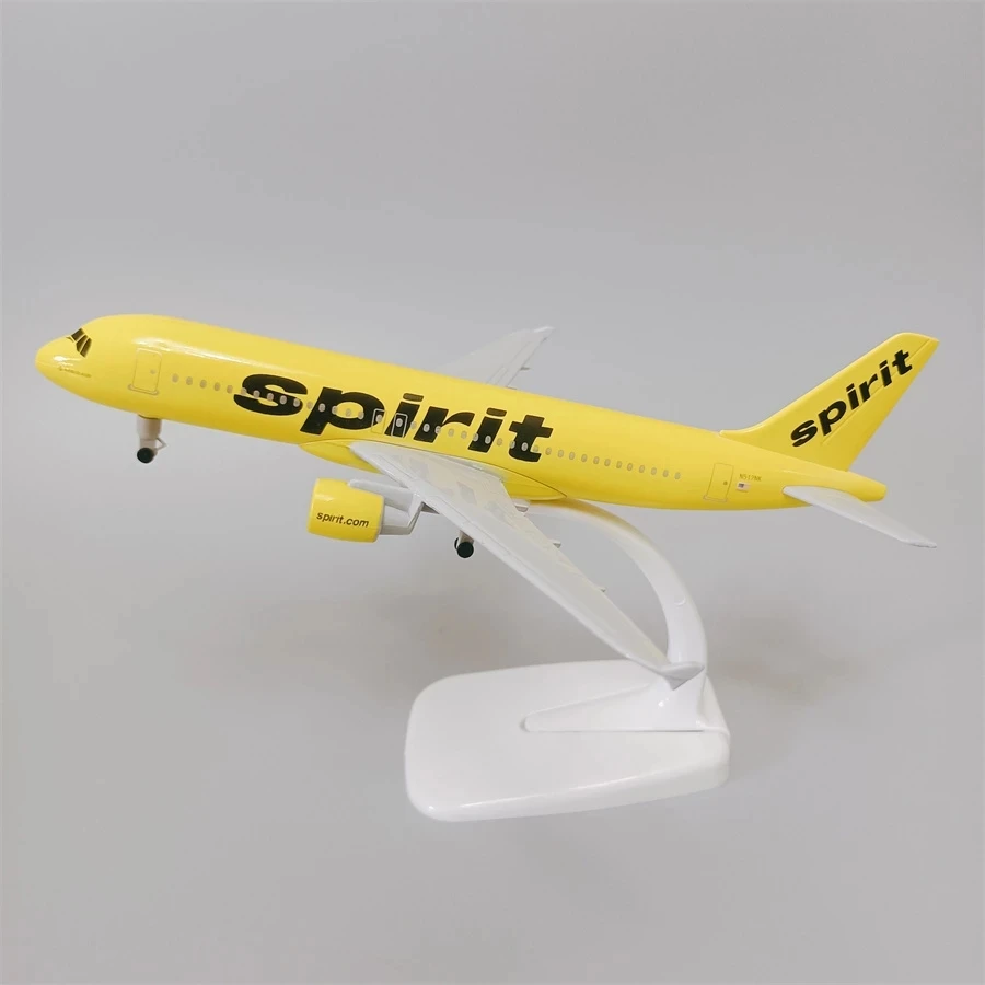 Spirit Airlines Airbus A320 Die-Cast Model 20cm 3 Spirit Airlines Airbus A320 Die-Cast Model 20cm - Image 3